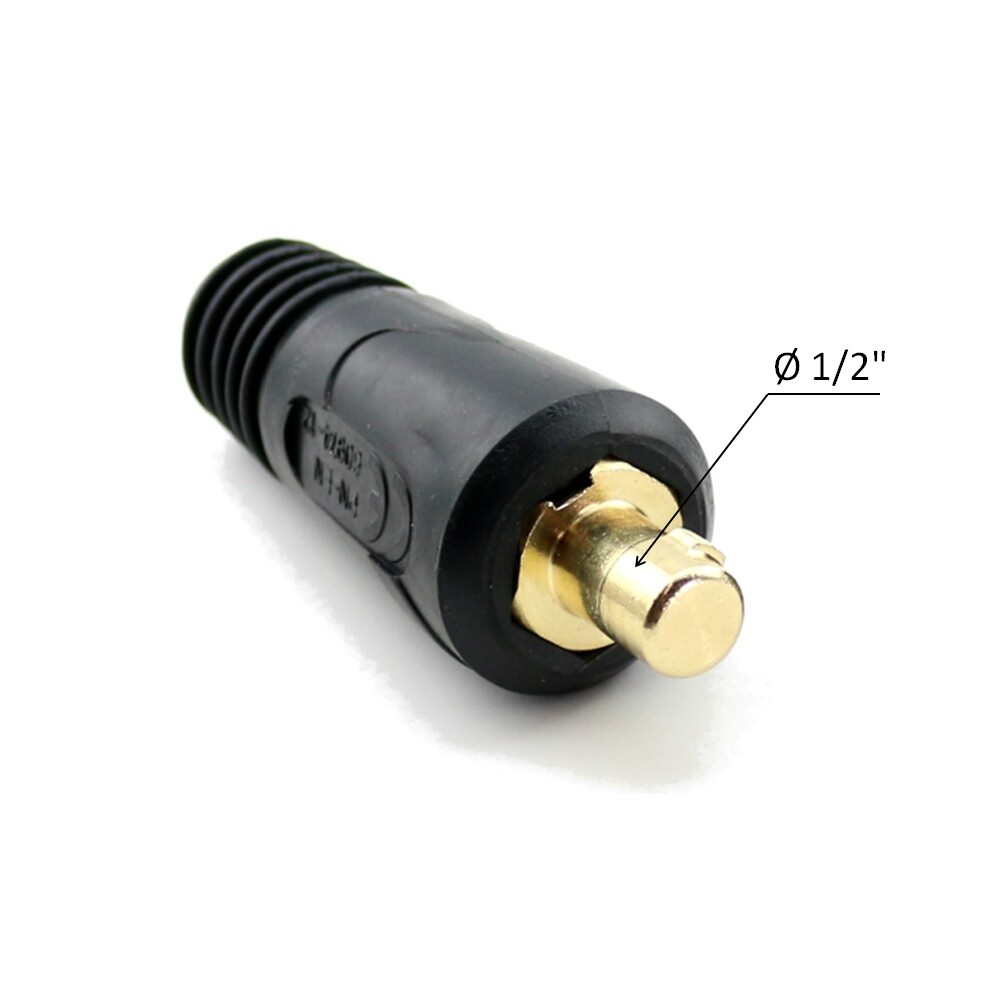 WeldingCity® 3-pk Dinse-type Twist-lock Cable Connector Pair #2-1/0 | US Seller