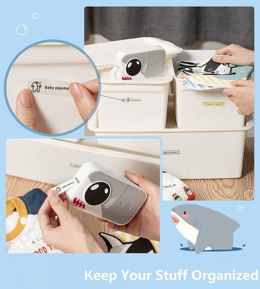 Upgrade D30 Pocket Bluetooth Label Maker Machine Direct Thermal Sticker Printer