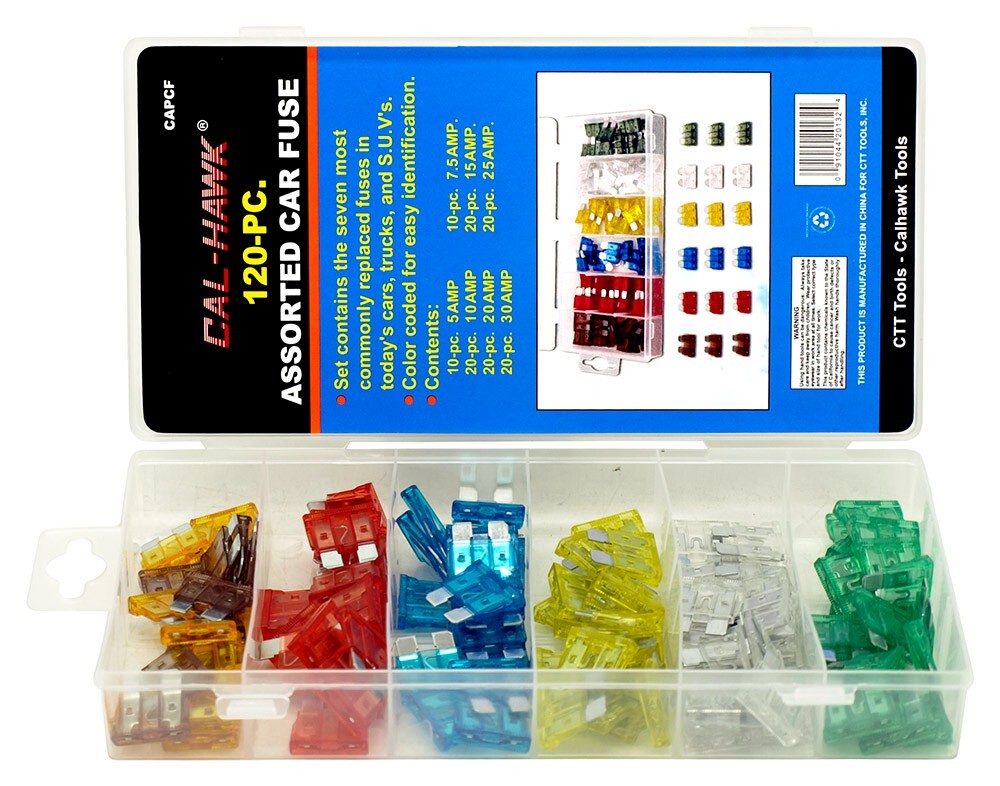120-pc. Assorted Car Fuse