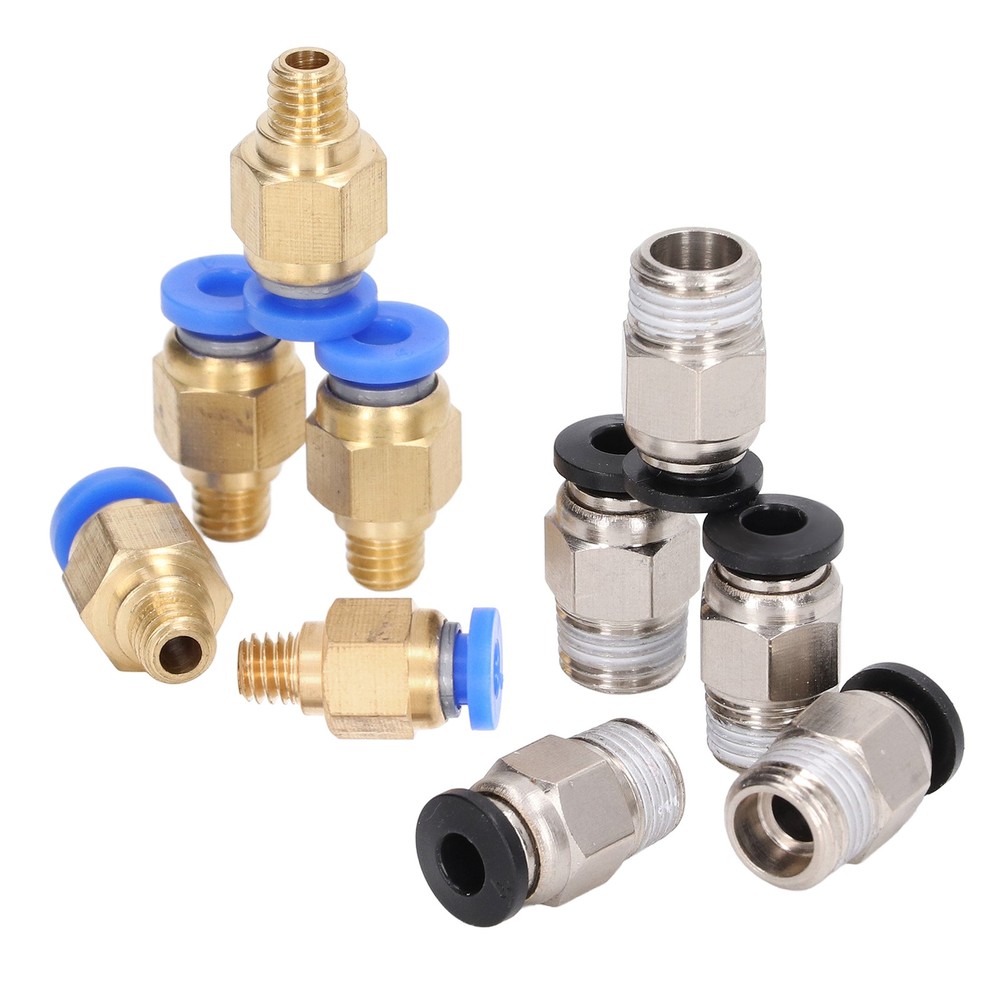 20Pcs 3D Printer Pneumatic Fitting PC4-M6 PC4-10 Spares For Ender 3