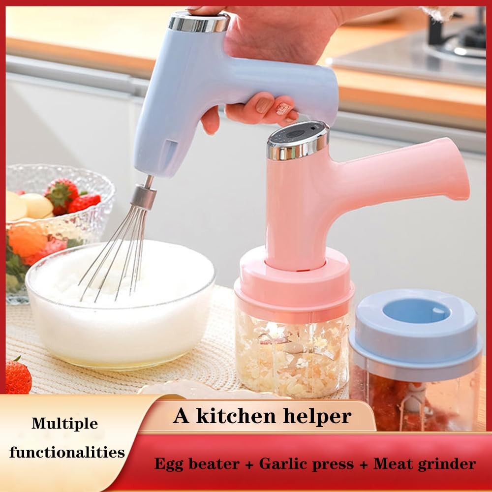 Powerful Multi-Function Electric Vegetable Chopper/Mini Food Processor/Food S...