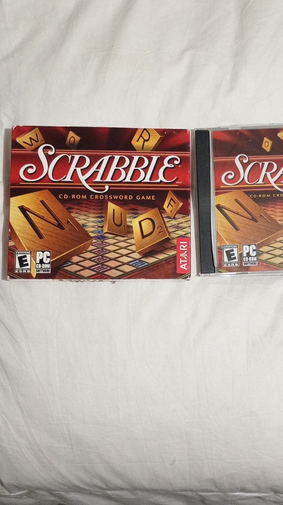 Atari Scrabble CD-ROM Crossword Word Game for PC English Software