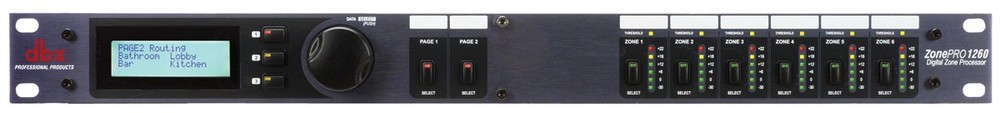 DBX ZonePRO 1260 12 Input x 6 Output Commercial Digital Zone Processor