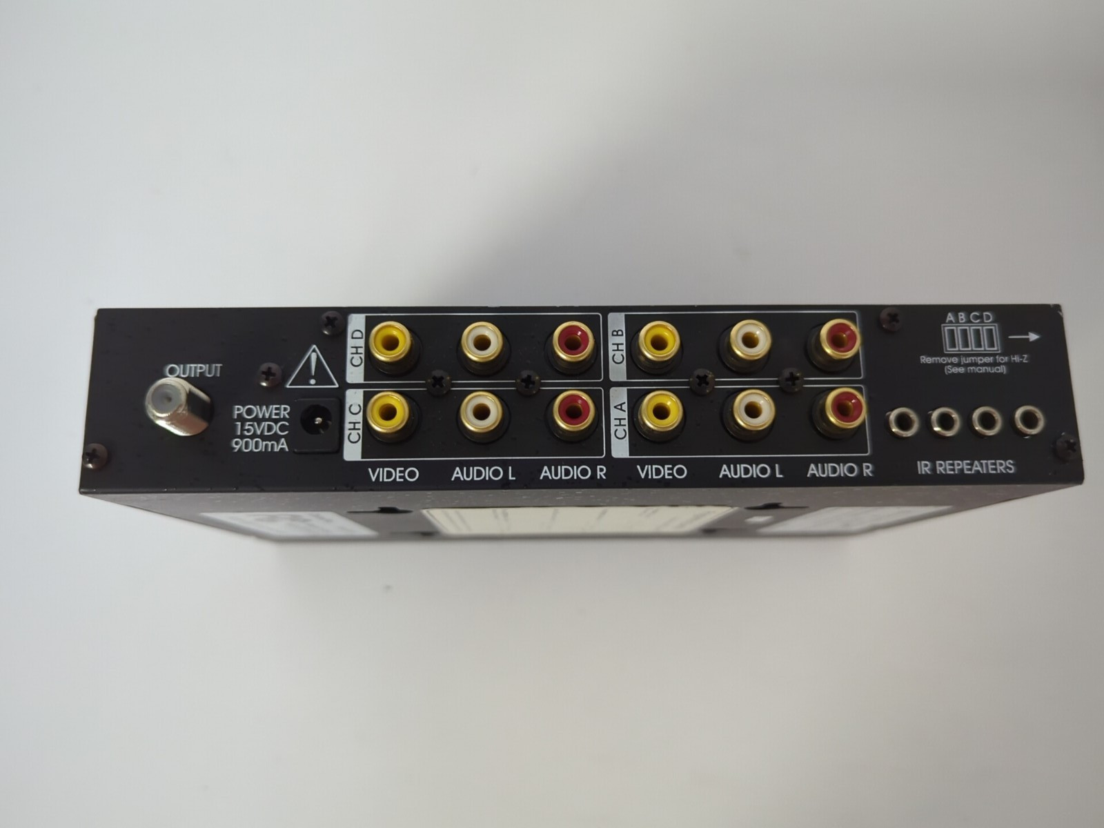 CHANNEL PLUS MODEL 5545 QUAD DIGITAL MODULATOR WITH IR OUTPUT