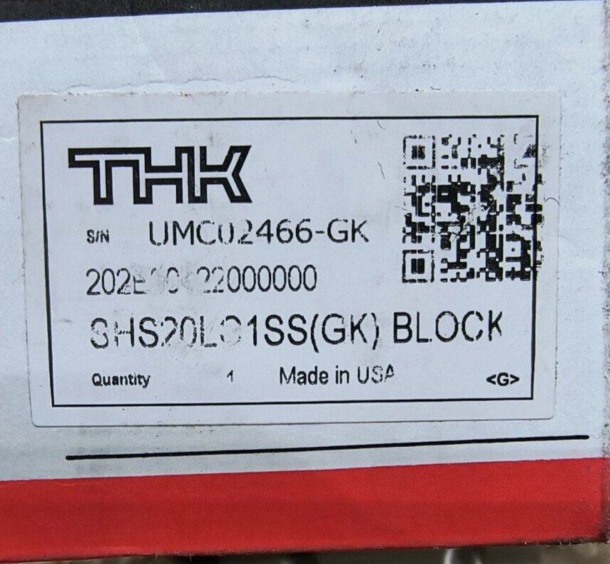 NIB THK SHS20L31SS(GK) Long Style C Linear Motion Block