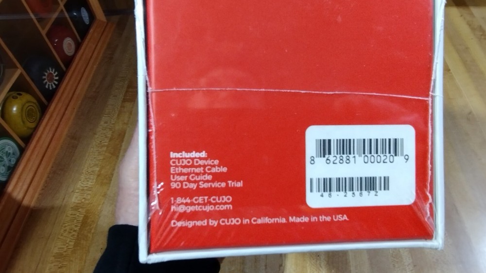 Cujo Smart Internet Security Hacking Virus Protection,new!