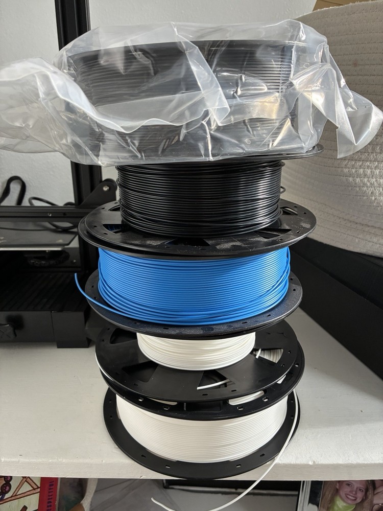 Ender Ender 3 FDM 3D Printer, Heated Build Plate, Tools, Filament Spools