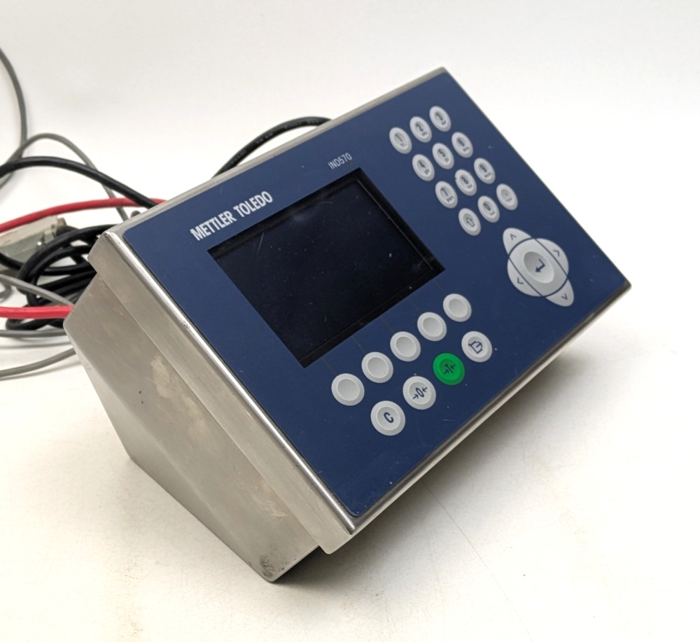 Mettler Toledo IND570 Weighing Terminal Analog Scale Panel POWERS ON ~ UNTESTED
