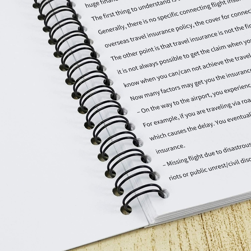 Versatile 3/4 Inch Binding Spines in Multicolor - Perfect for Reports, 50 Pack