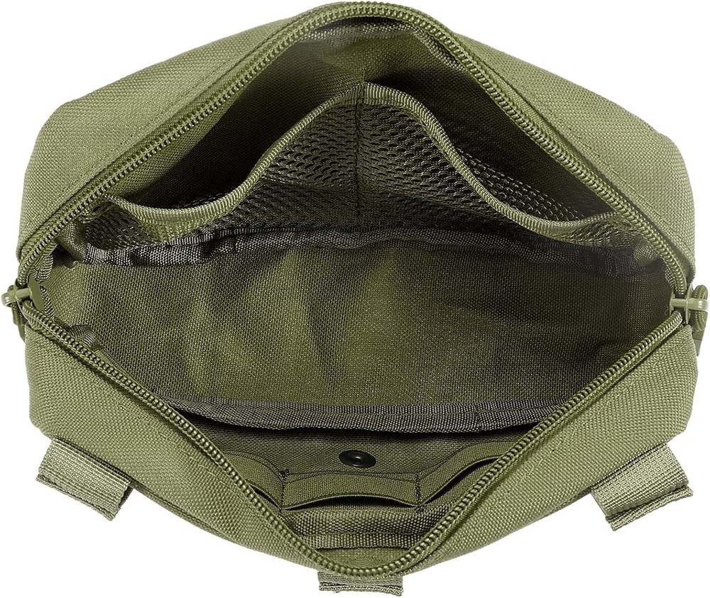 Tactical Molle Admin Pouch Utility Laser Cut EDC Tool Pouch Horizontal Modular