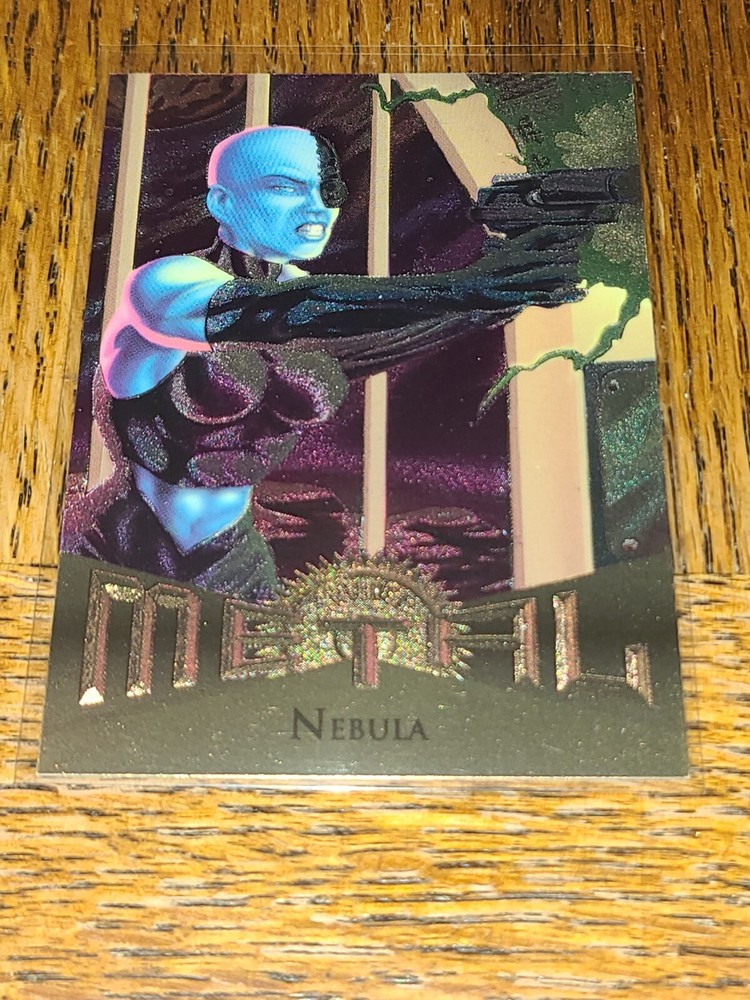 MARVEL COMICS NEBULA 1995 FLEER METAL #17