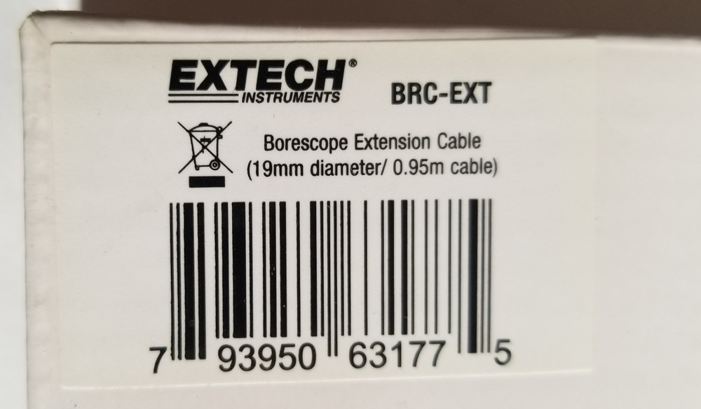 Extech BRC-EXT MDL. BR50/BR80 Borescope extension cable. 19mm