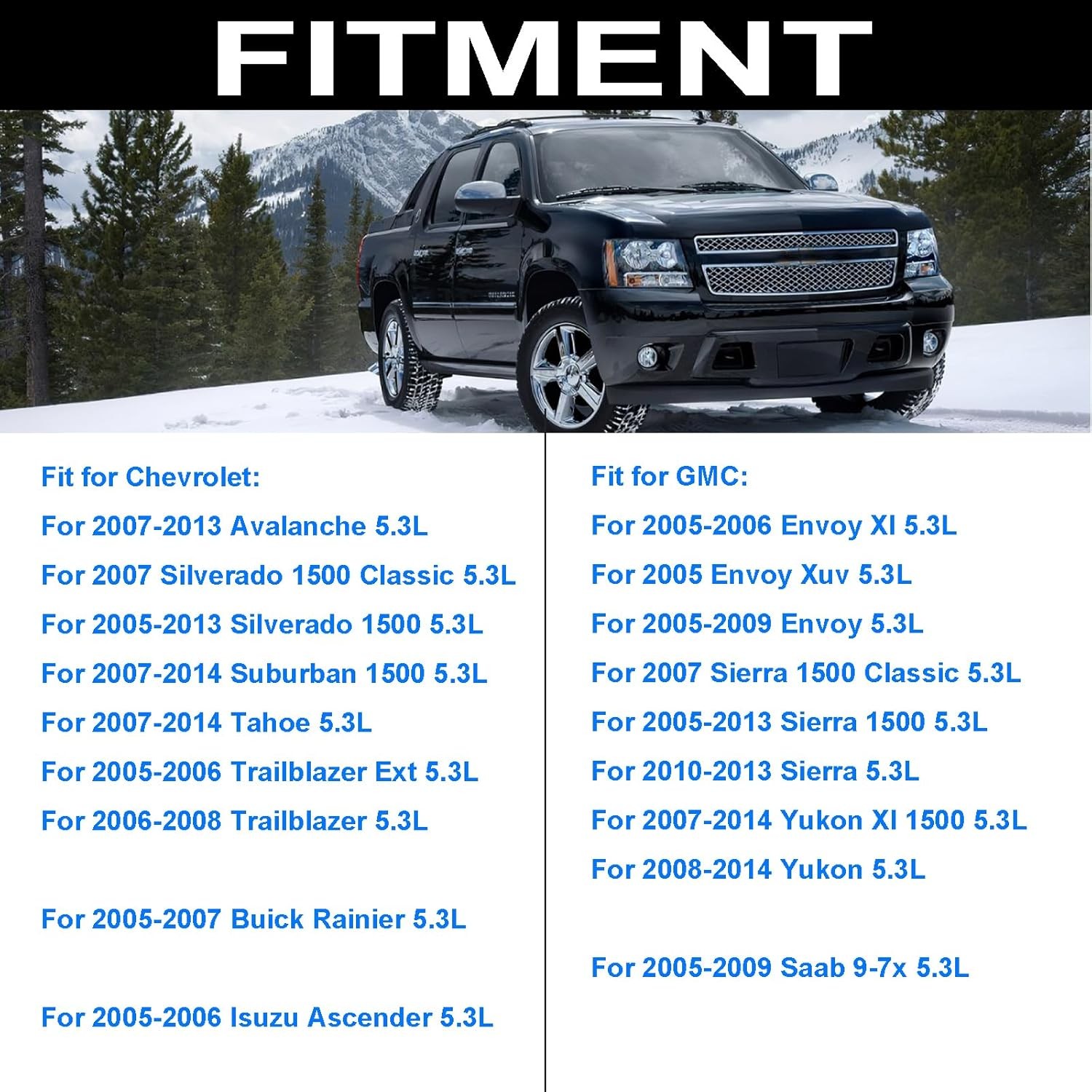 Chevrolet GM 5.3L AFM Lifter Kit Head Gasket Set, Head Bolts , Lifters & Guides