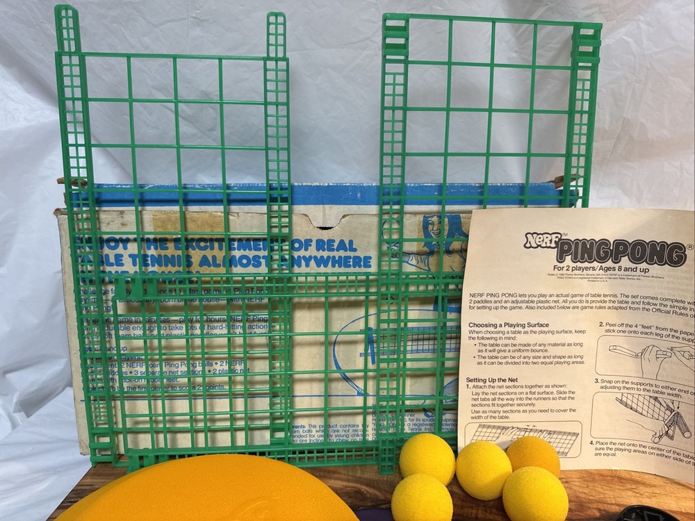 Nerf - Ping Pong game. Parker Brothers - Complete