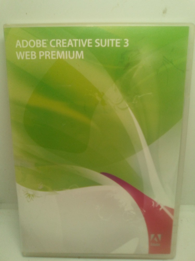 Adobe Creative Suite 3 Web Premium for Mac w/ Serial Number 3 Disc Set