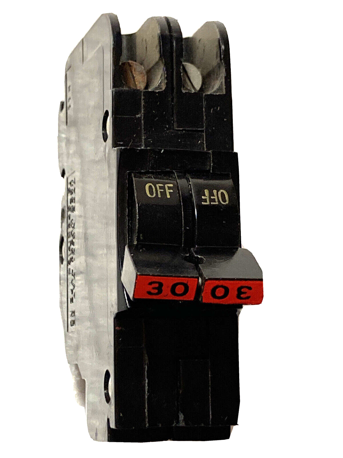 FPE Federal Pacific 30 Amp 2 Pole NC230 Stab-Lok Breaker Mini THIN NC red handle