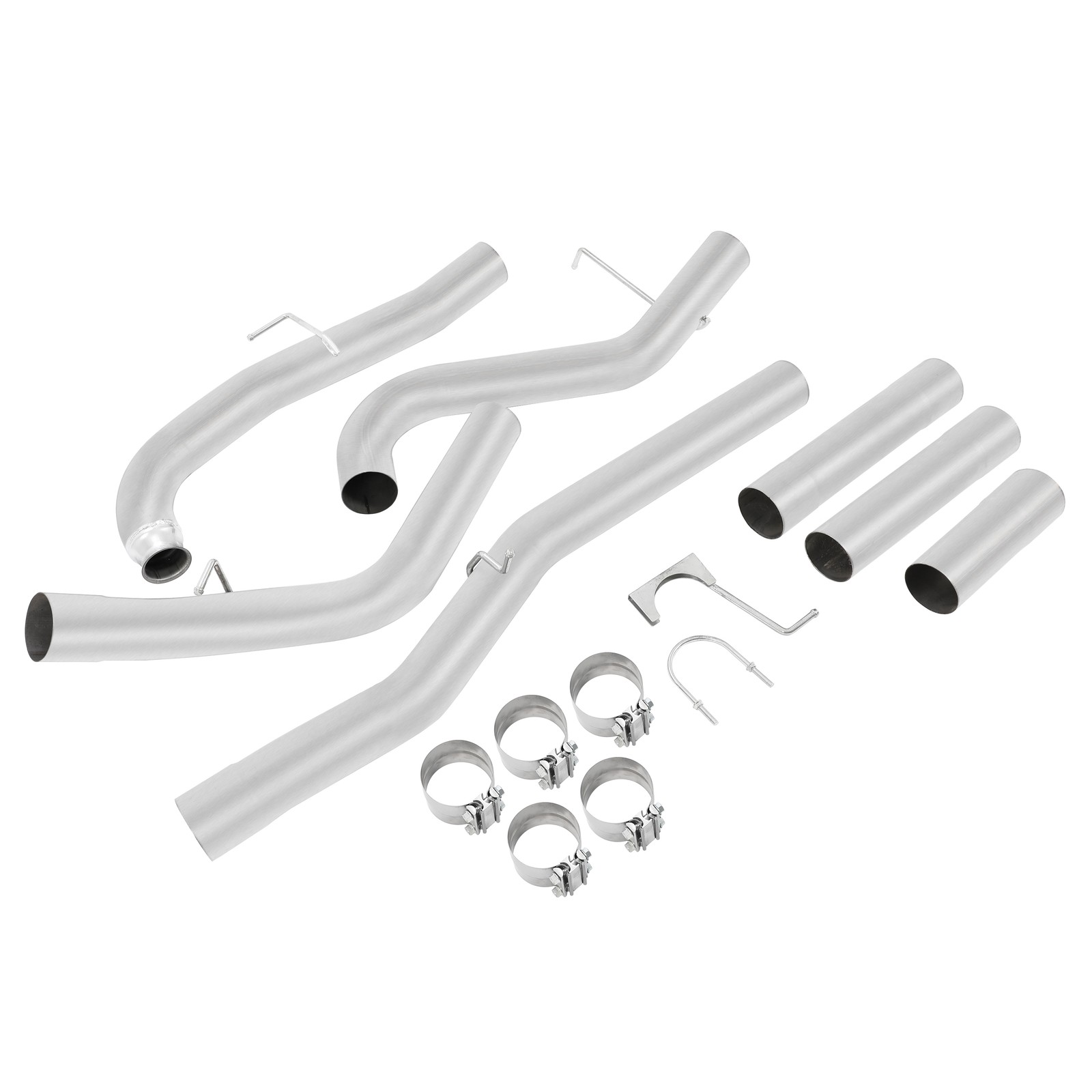 4" Stainless Steel Exhaust Pie For 11-15 Silverado 2500 3500HD Duramax 6.6L LML