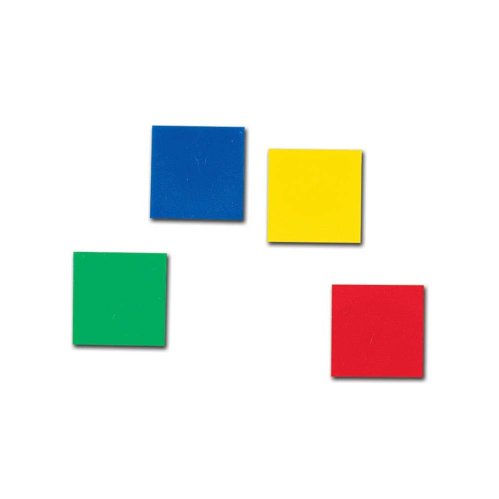 Plastic Square Color Tiles, Color Sorting, Math Counters for Kids, Counting Mani