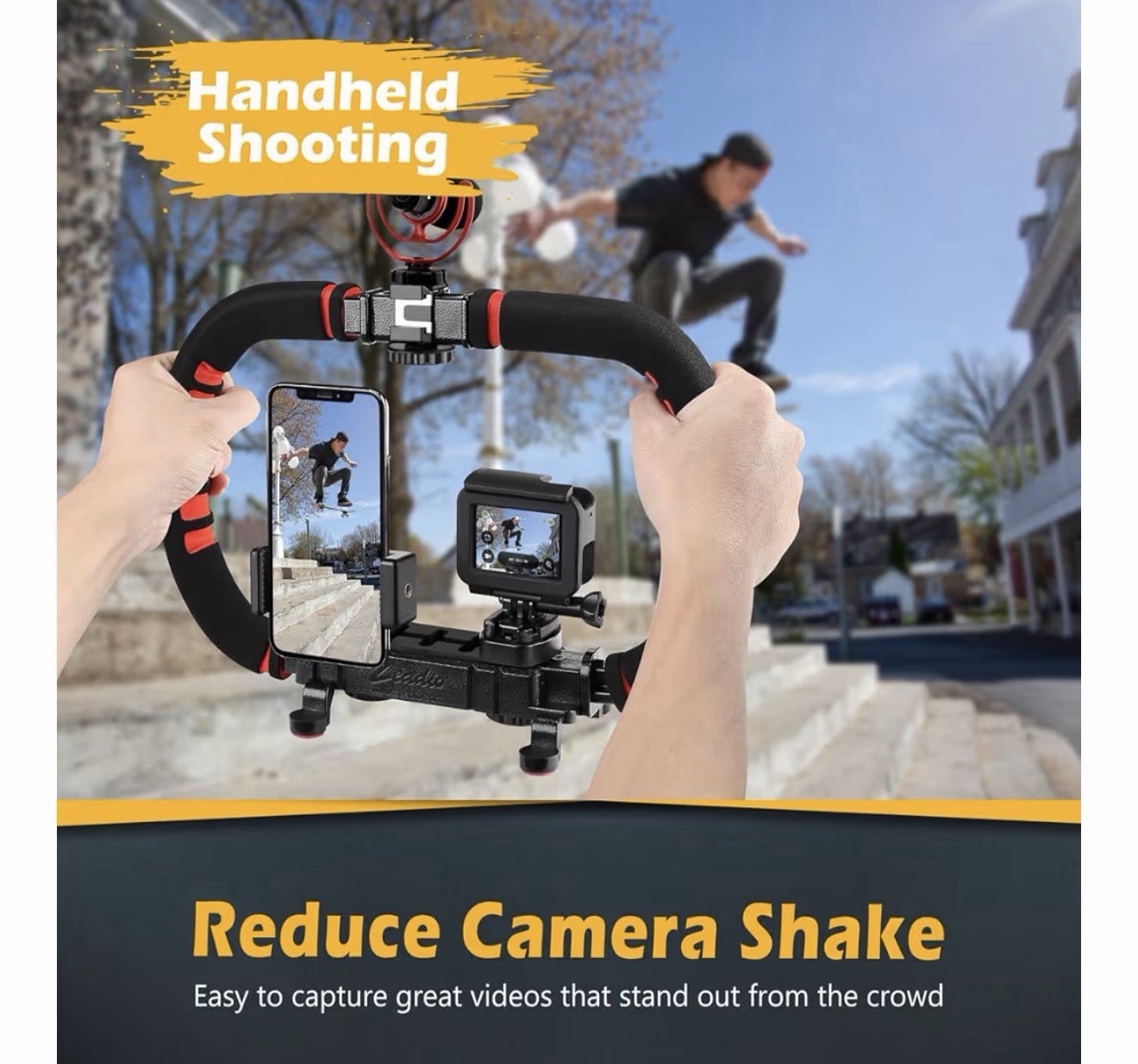 Zeadio Mobile Portable Smartphone Handheld Grip HDE-GC11 /6