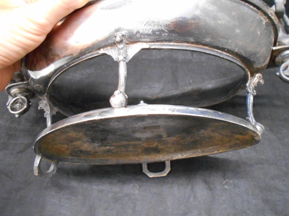 Reed & Barton Footed Oval Centerpiece 2040 Silver Plate Hollowware Vintage