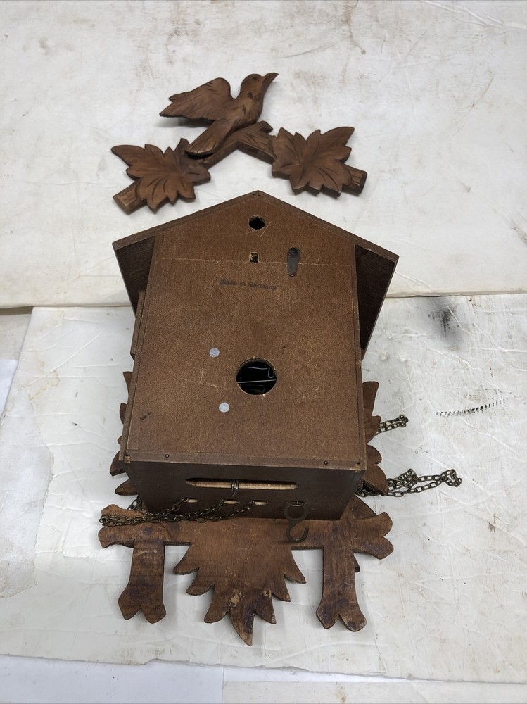 Vintage German Cuckoo Clock Birds—untested