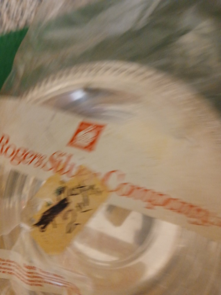 F.B. Rogers Silver Company BOWL 6.75" Decorated Rim X 1.5" High Branded Pre-2000