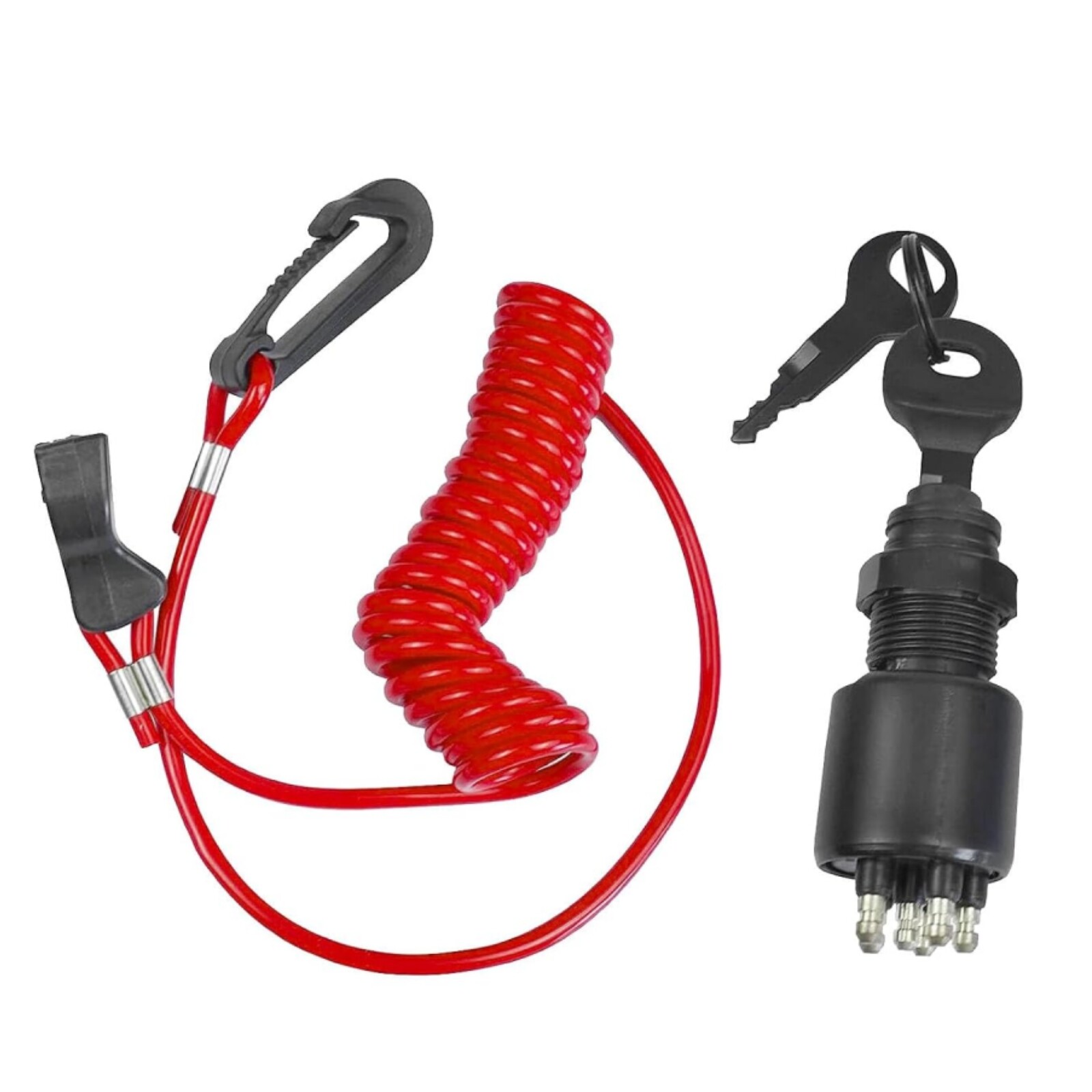 OMC BRP Johnson Evinrude Ignition Switch & Lanyard 5005801 1996 & up 765562