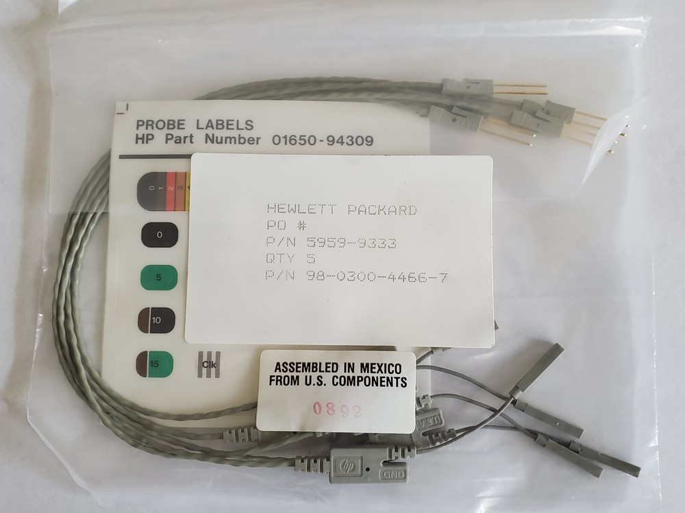 1pack HP Probe set with Labels 5959-9333