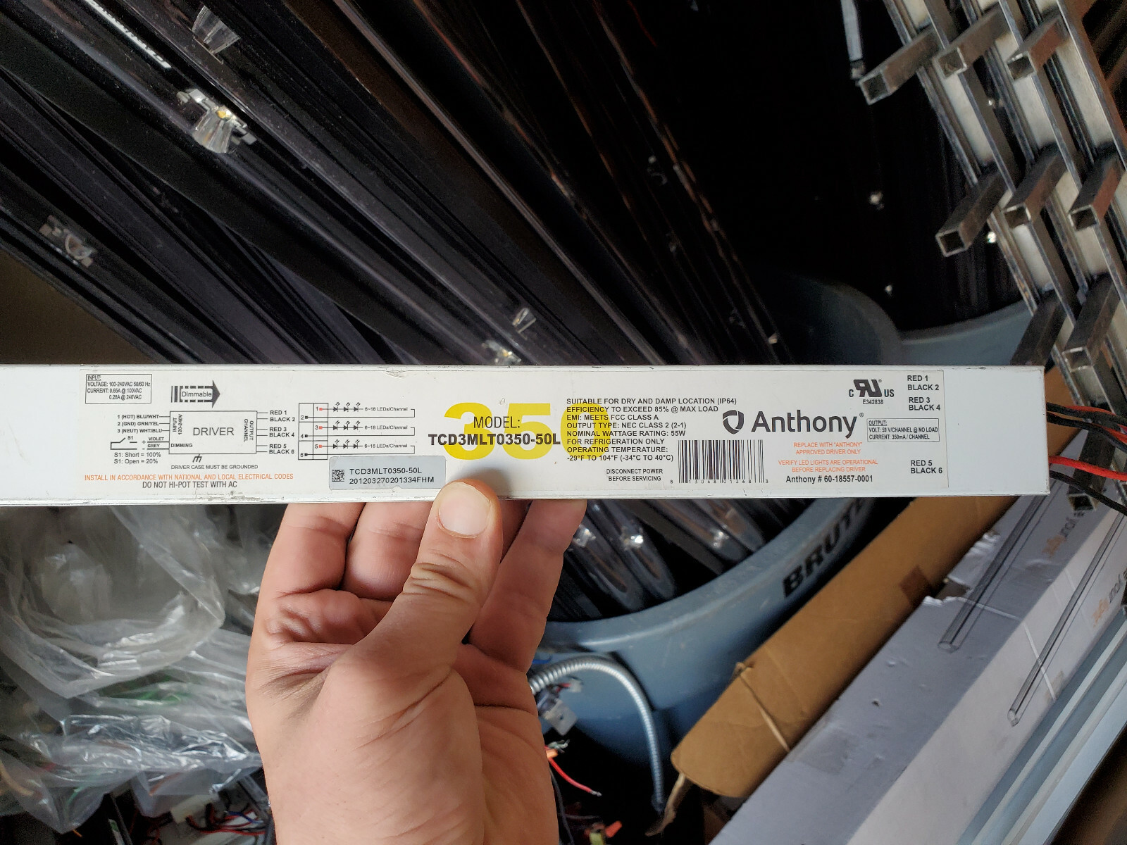 Pre Owned Perfect Condition Anthony TCD3MLT0350-50L Driver -- SAVE $$$ 