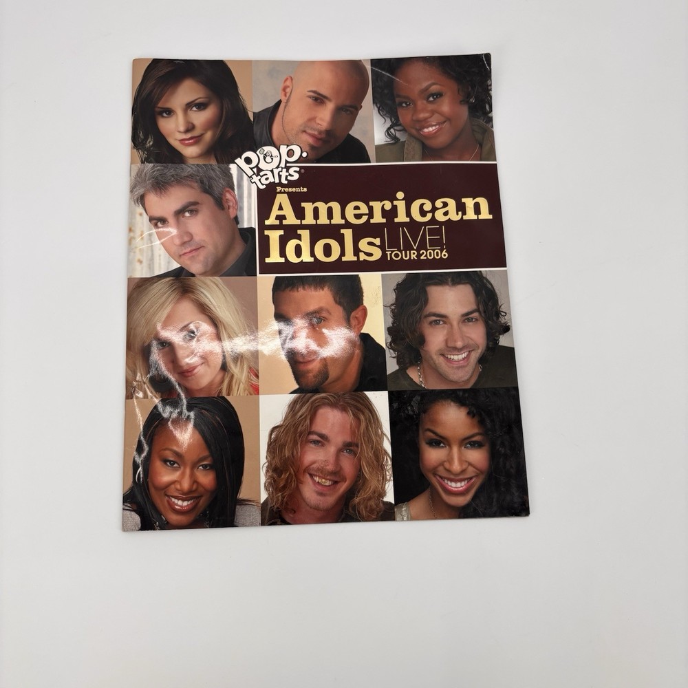 American Idol Live Tour 2006 Program Book Souvenir Booklet taylor hicks