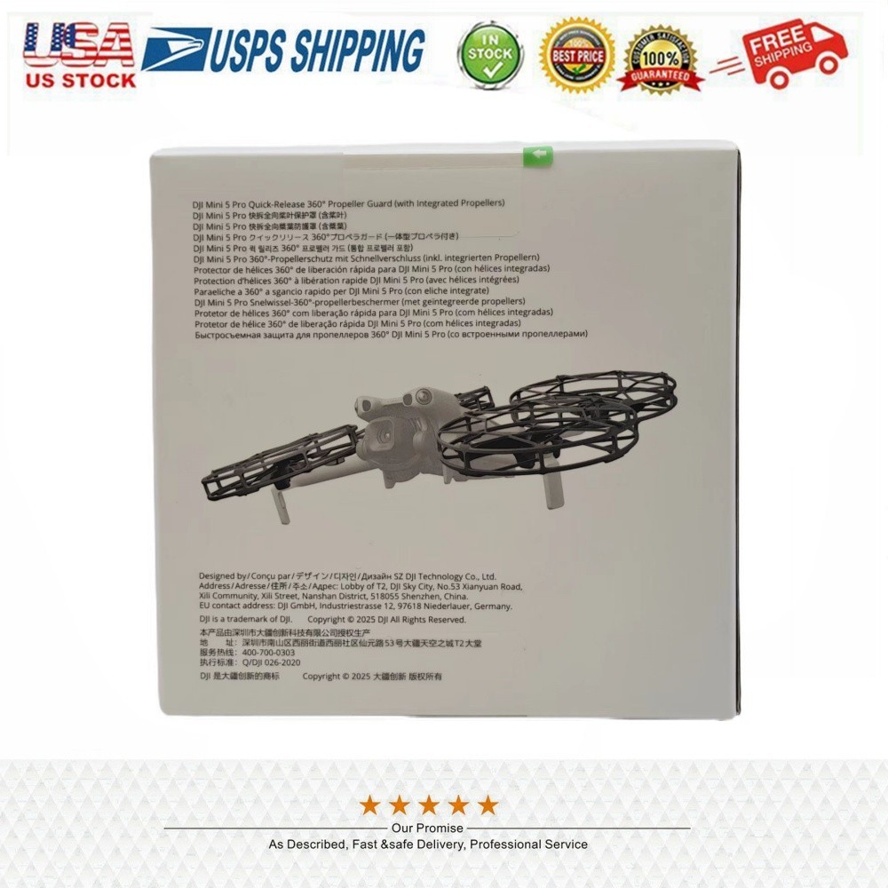 100% ORIGINAL DJI MINI 5 PRO PROPELLERS QUICK RELEASE 360° PROPELLER WITH GUARD