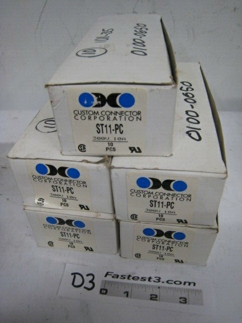 (50) Custom ST11-PC Relay Sockets