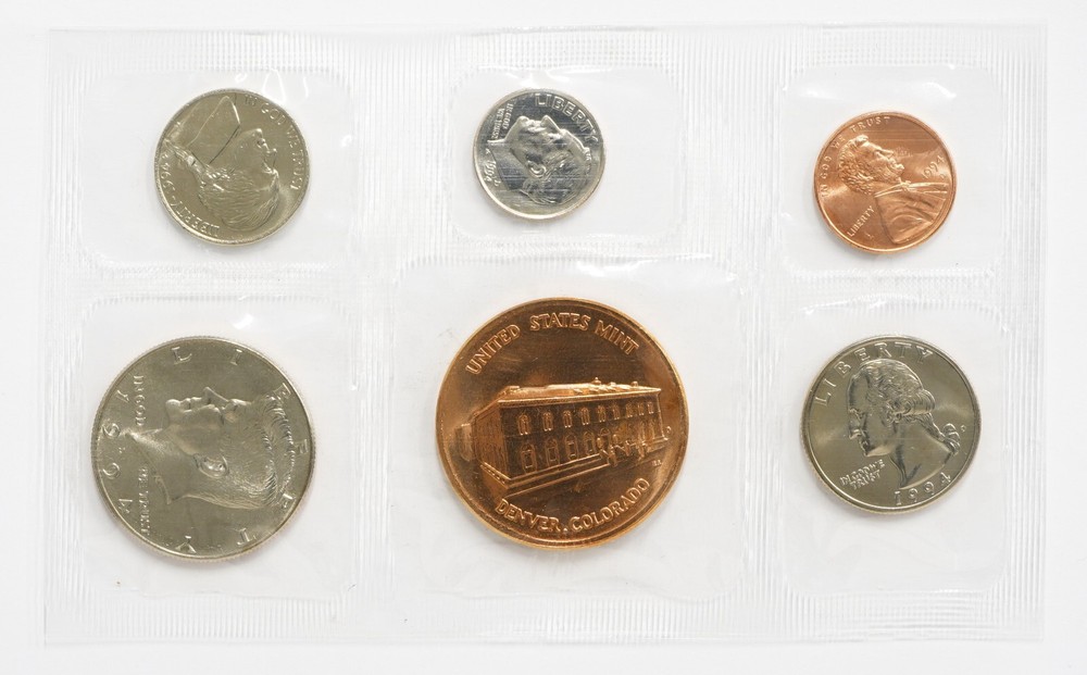 1994 D Denver Mint Souvenir Set w/ Envelope