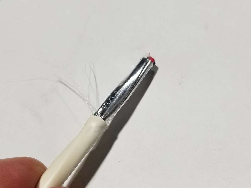 Belden Wire 6302FE 18/4C Shielded Control/Speaker/Audio Cable Plenum White /50ft