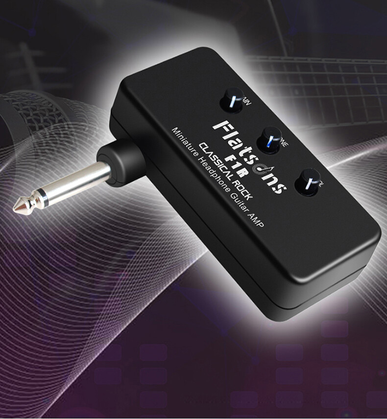 Guitar adapter headphone amplifier mini box head distortion effector