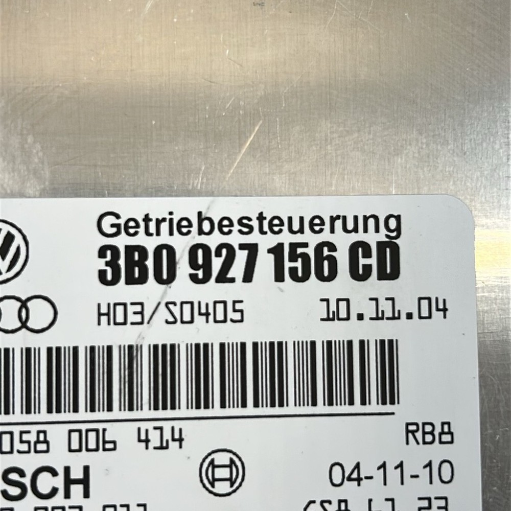 2005 Volkswagen Passat Transmission Control Module 3B0 927 156 CD