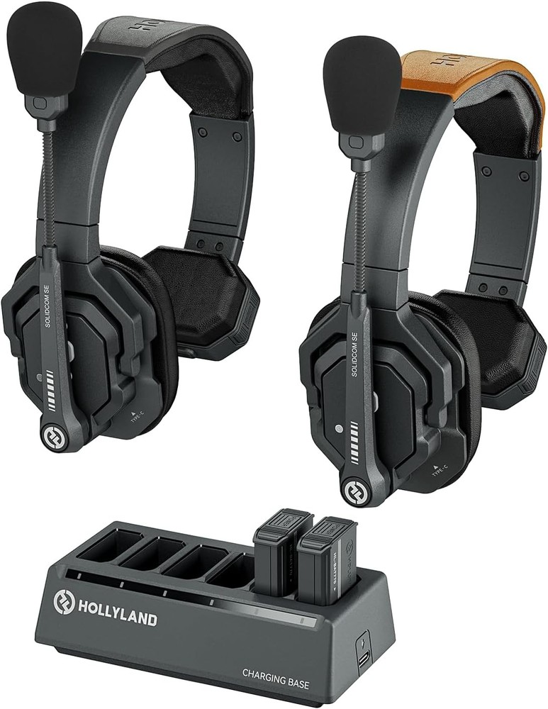 Hollyland Solidcom SE Full Duplex 2-Users Wireless Intercom Headset System