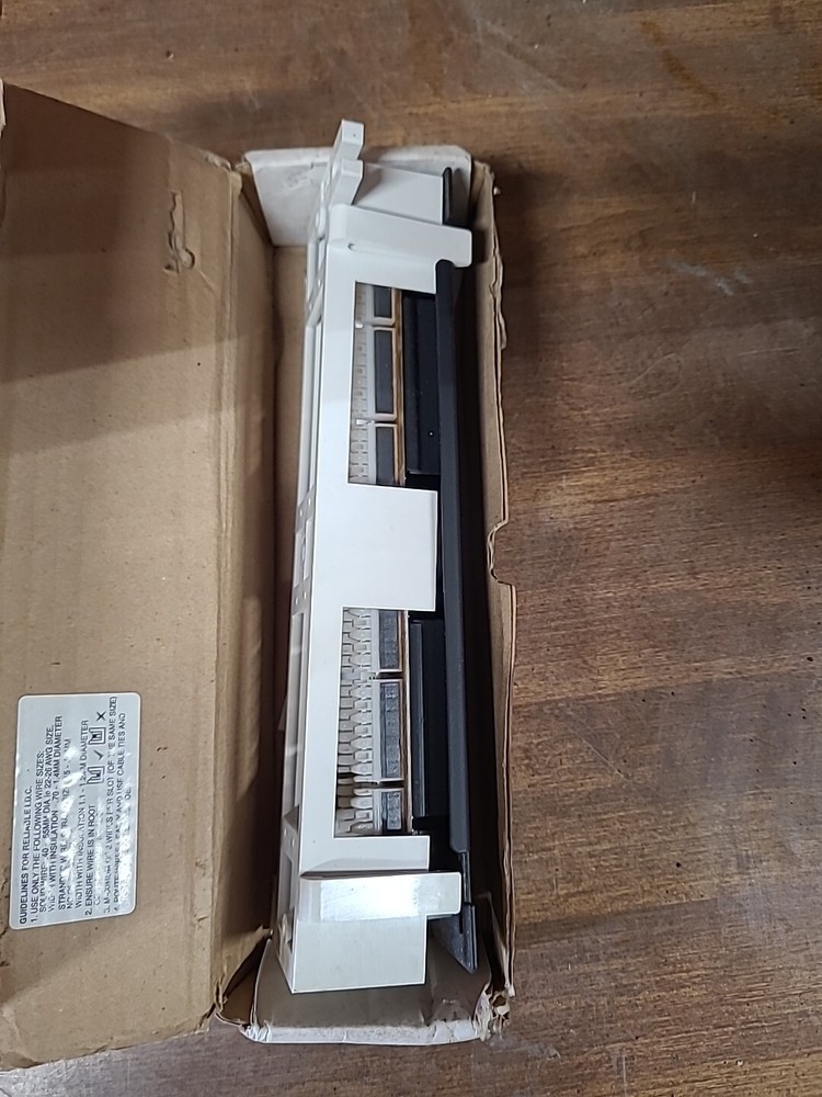 Hellermann Tyton PP110C5E12V Category 5e Vertical12 Port Patch Panel, Black