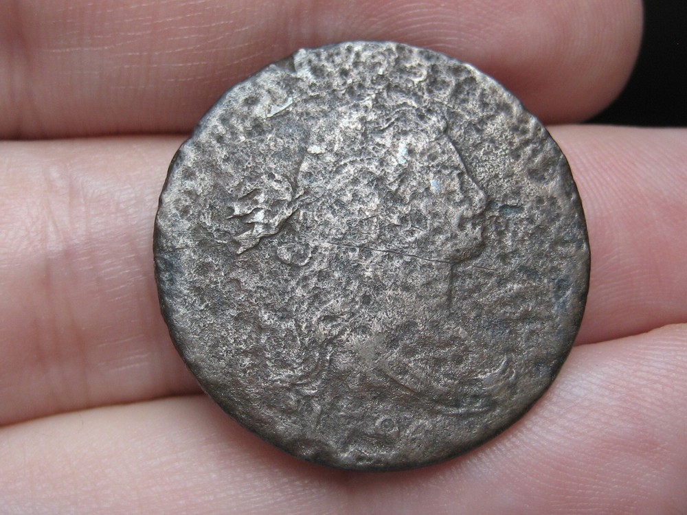 1796 Draped Bust Large Cent Penny- Scarce Date