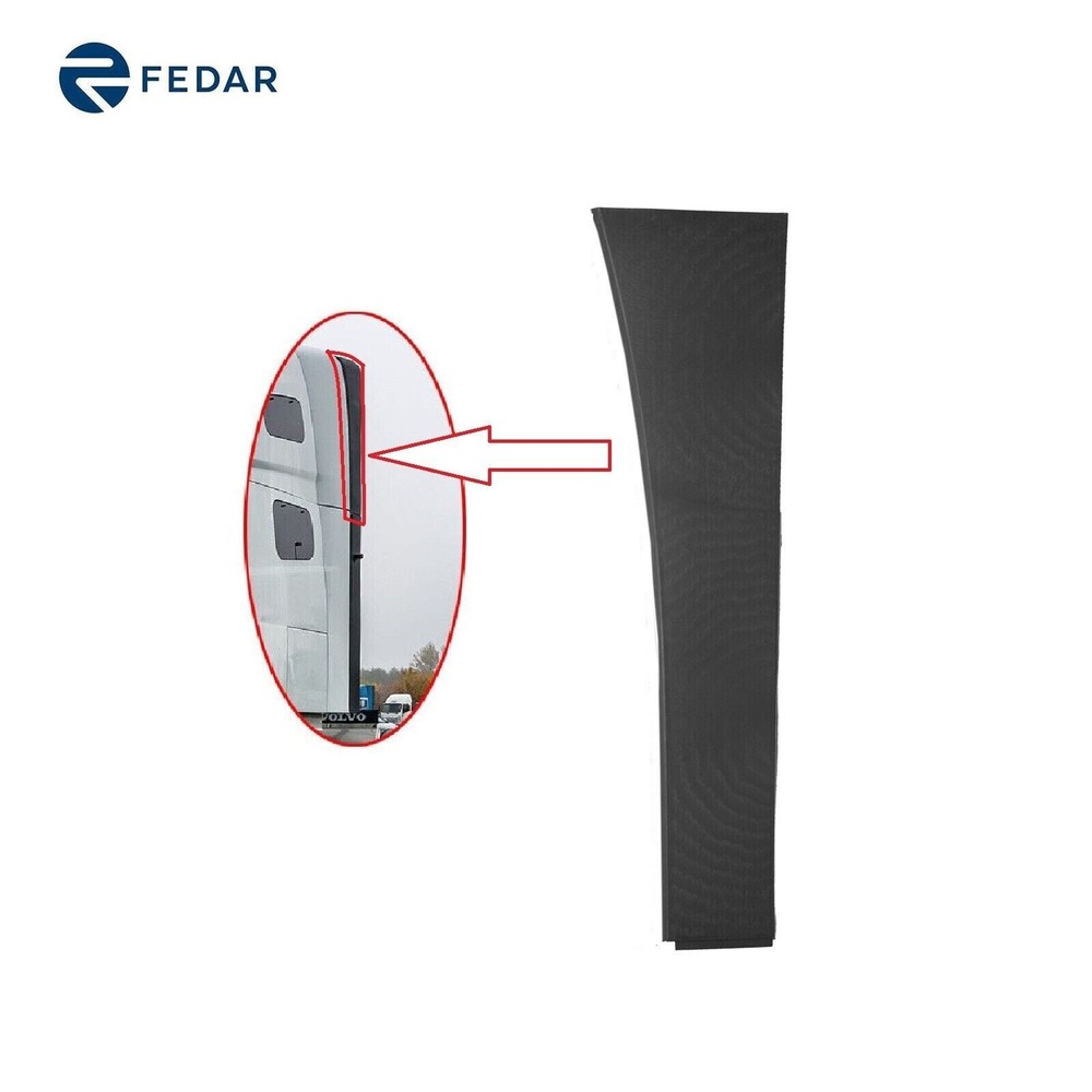 Sleeper Cab Upper Fairing Extension For 2004-2016 Volvo VNL Driver Side
