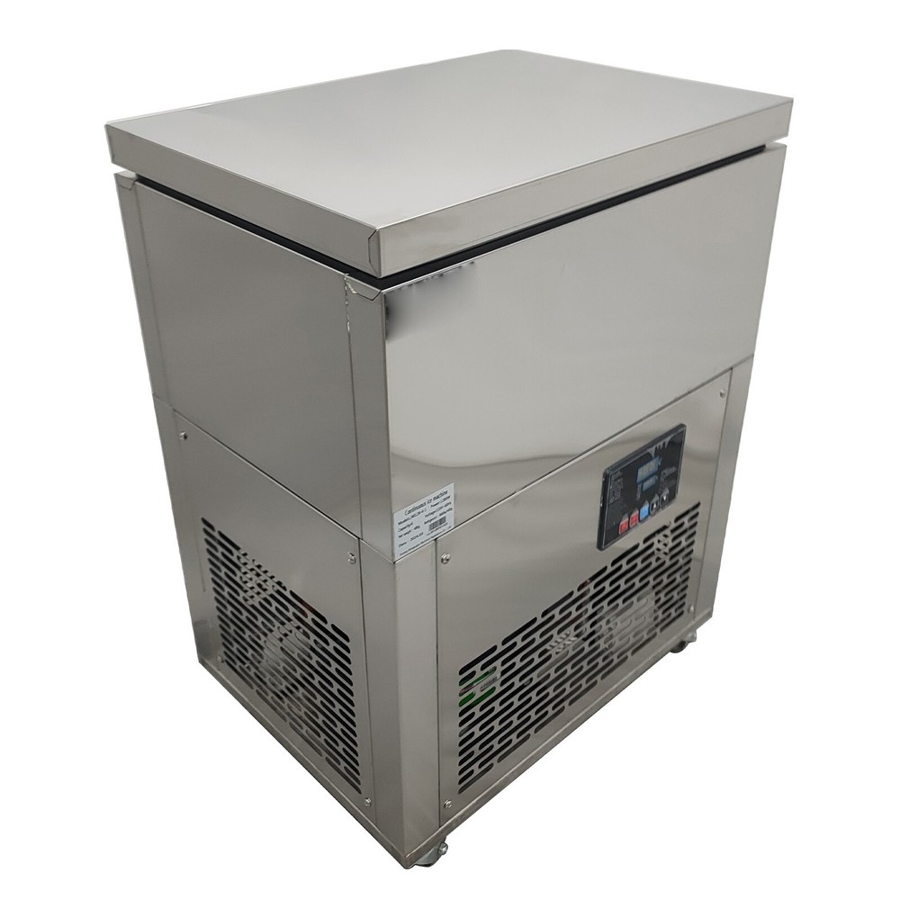 Automatic 6 Buckets Snow Ice Machine Cylindrical Ice Block Making Machine Ice B