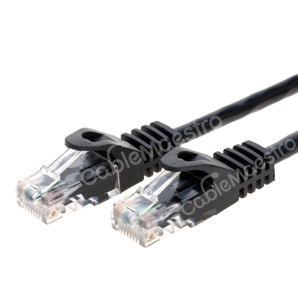 CAT5e CAT5 Ethernet Cable Cord Lan Computer RJ-45 Patch 1.5-100FT Network Lot
