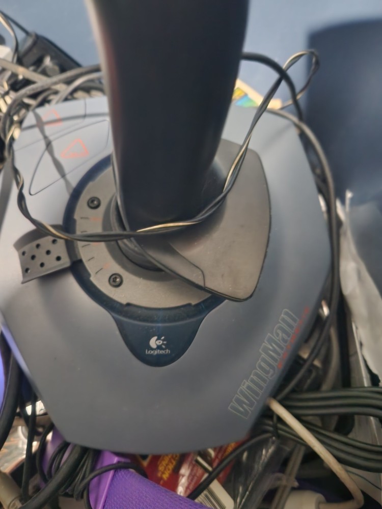 Logitech WingMan Joystick USB Wired PC Gaming Controller for Computer