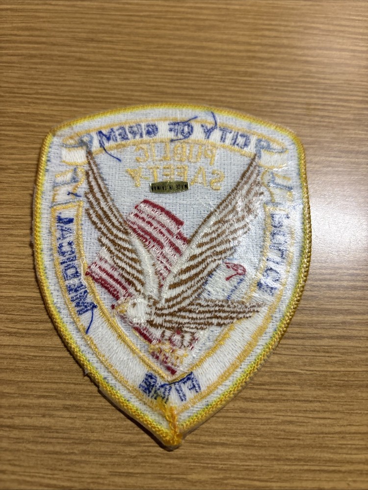 Orem Utah Public Safety Police Patch