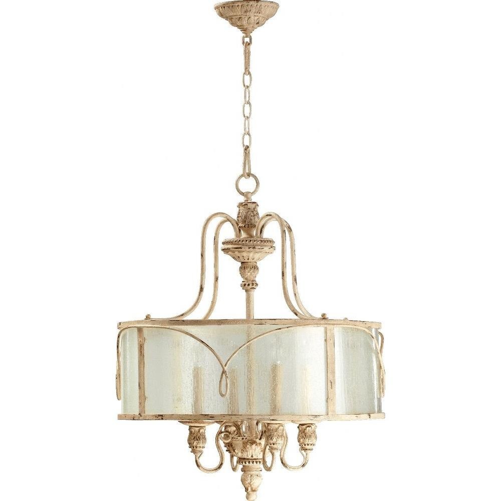 4 Light Pendant in Transitional style - 22.25 inches wide by 27.5 inches high -