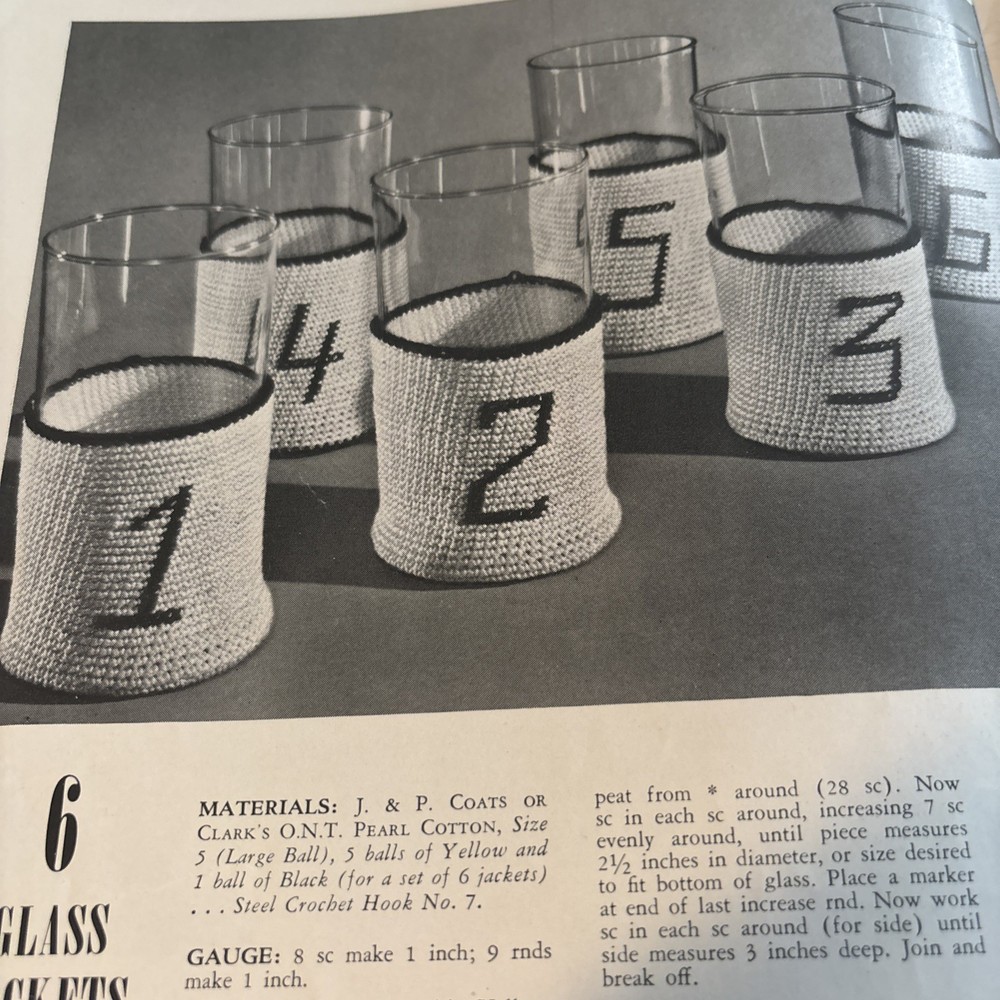 Unique Antique Crochet Patterns Booklet - Including Curtain Pulls