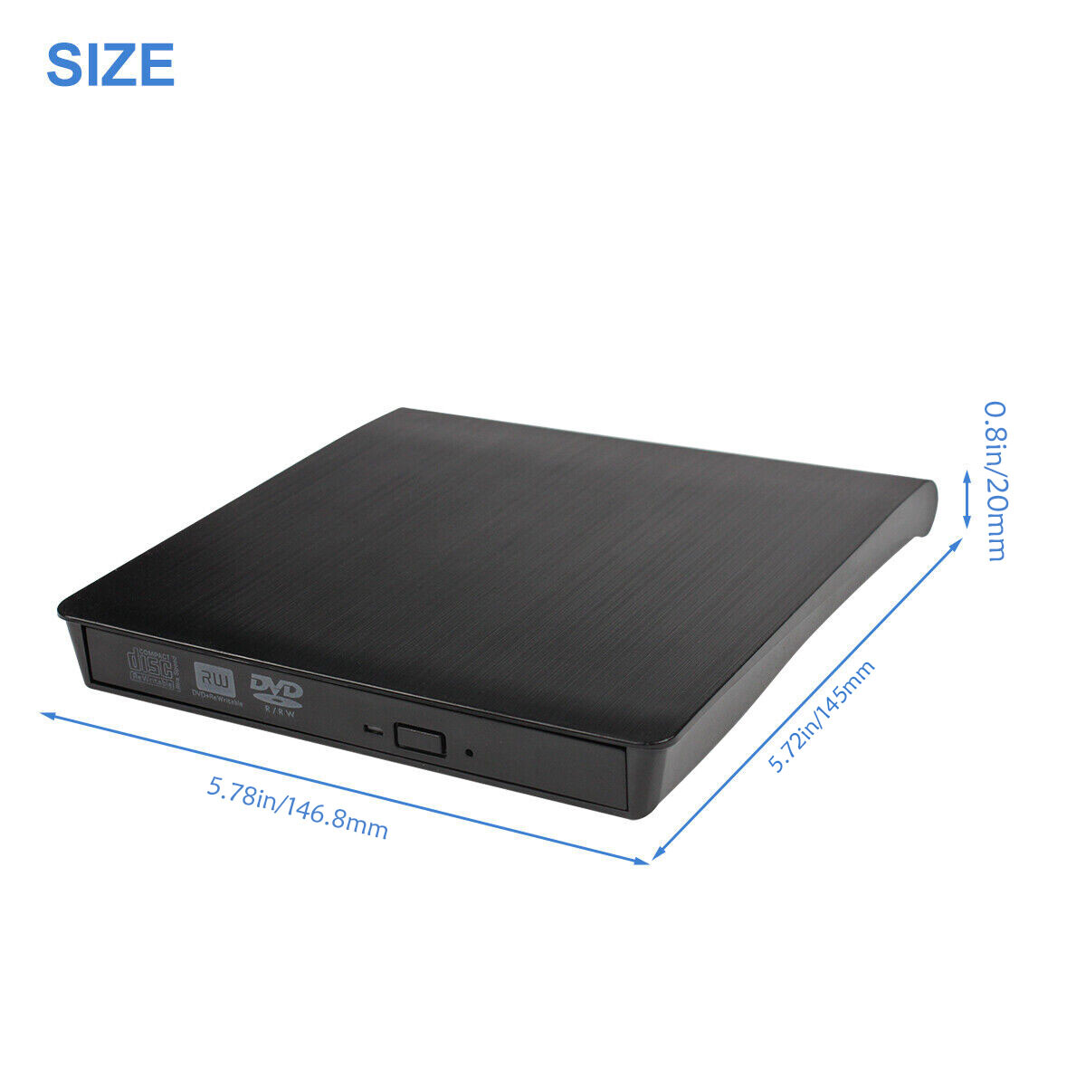 External DVD Drive USB 3.0 CD Optical Burner Writer Recorder Portable