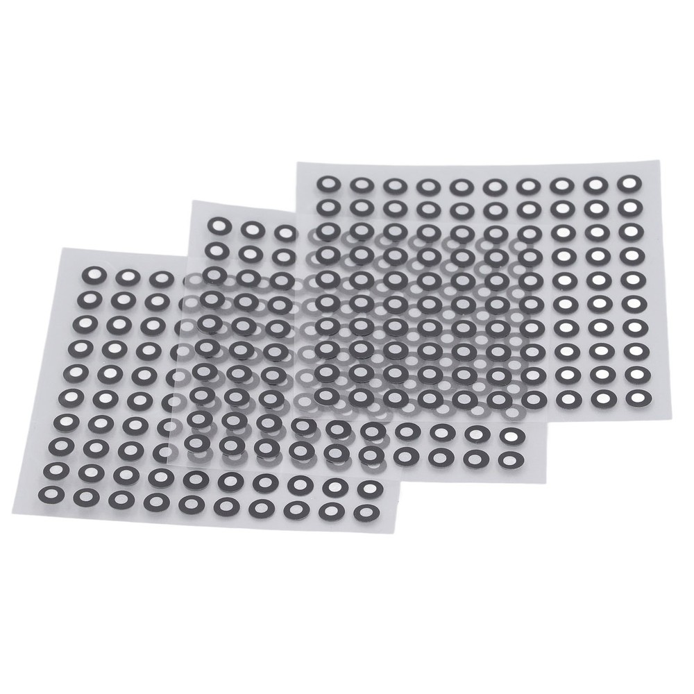 3 Sheets 3D Scanning Reflective Reference Marking Point 3mm ID 6mm OD Accessory