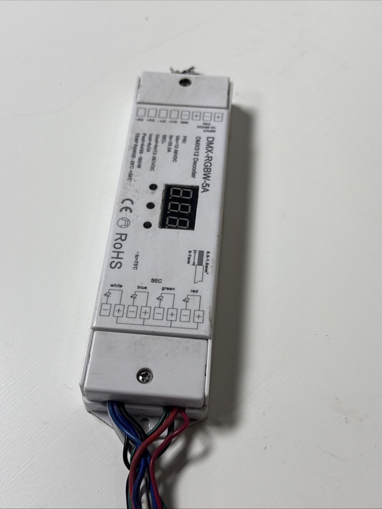 DMX-RGBW-5A DMX512 Decoder.