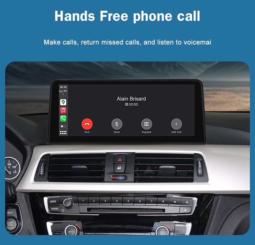 10.25"CarPlay Linux Touch Screen For BMW 3 4 serie F30 F31 F32 F33 F34 F36 NBT